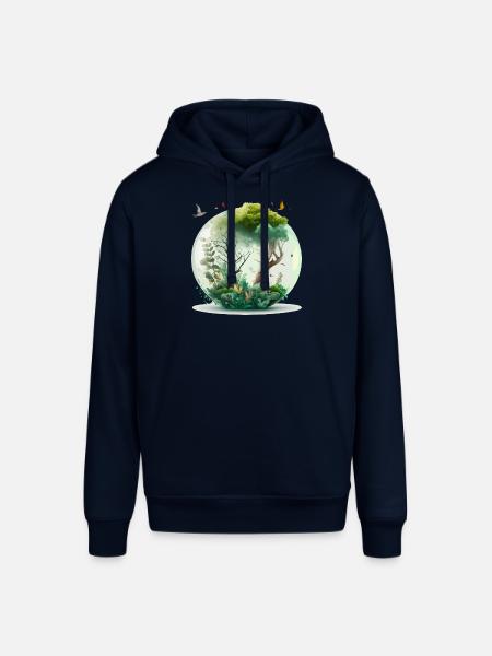 The miniature forest - Stanley/Stella SOUNDER Unisex Hoodie - navy