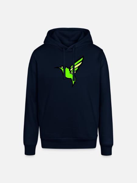 kolibri vogel silhouette - Stanley/Stella Unisex Hoodie SOUNDER - Navy