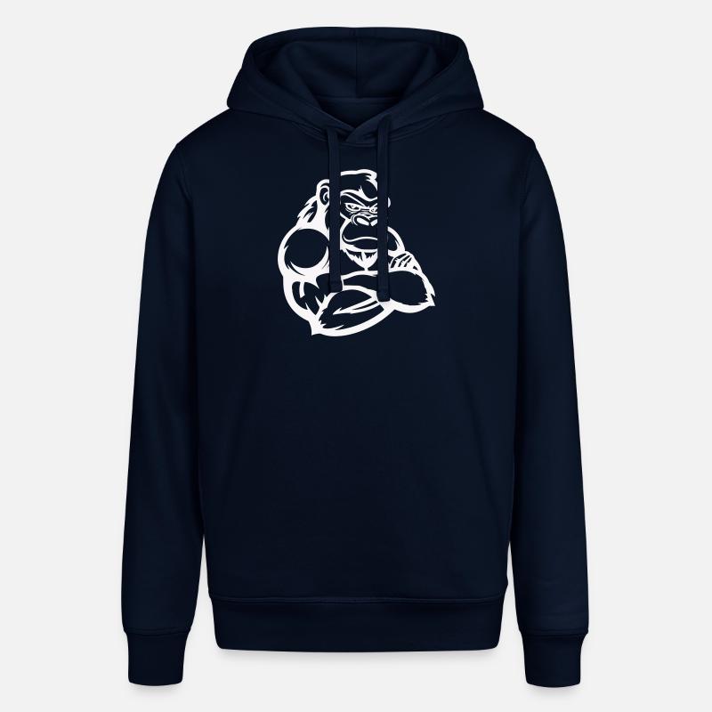 Bande dessinée Gorille - Sweat à capuche SOUNDER Stanley/Stella Unisexe - marine