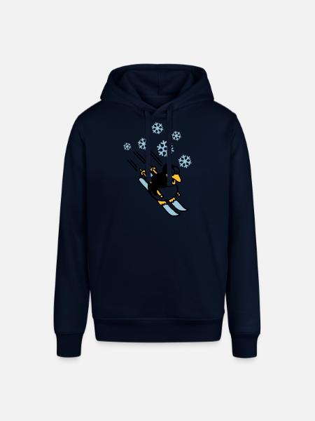 pinguin_ski_022011_h_3c - Stanley/Stella Unisex Hoodie SOUNDER - Navy