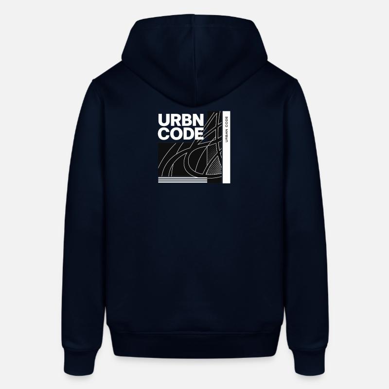 Conception de lignes de code urbain - Sweat à capuche SOUNDER Stanley/Stella Unisexe - marine