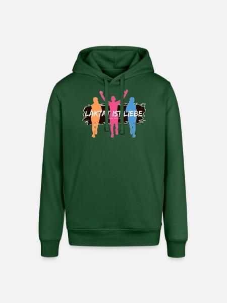 Lactate is Love – Runner Edition - Stanley/Stella SOUNDER Unisex Hoodie - bottle green