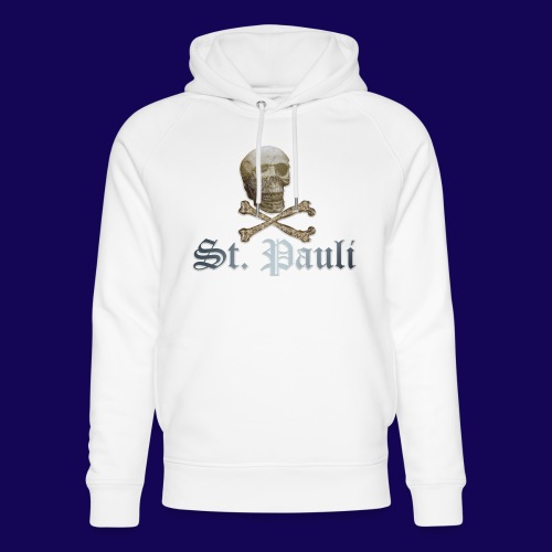 St. Pauli (Hamburg) Piraten Symbol mit Schädel - Unisex Bio-Hoodie von Stanley & Stella