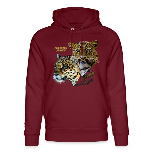 leopards jungle - Sudadera con capucha ecológica unisex de Stanley/Stella