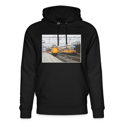 Twee treinen in Deventer - Stanley/Stella Uniseks bio-hoodie