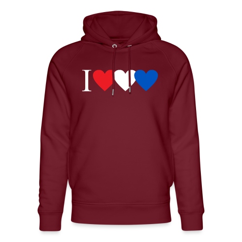 Ik hou van rood wit blauw Nederland - Stanley/Stella Uniseks bio-hoodie