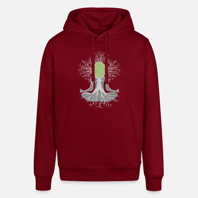 Chakra du cœur - Sweat à capuche SOUNDER Stanley/Stella Unisexe - bordeaux