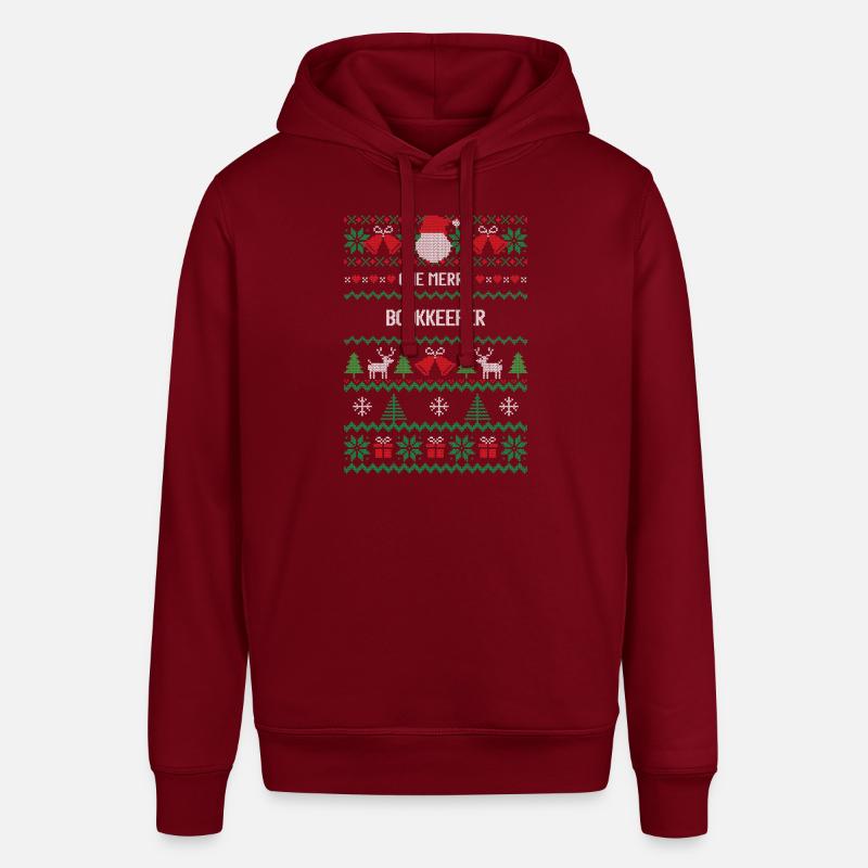 Un joyeux comptable - Sweat à capuche SOUNDER Stanley/Stella Unisexe - bordeaux