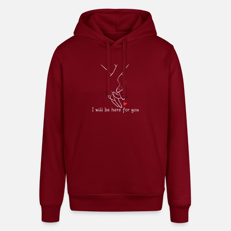 Je serai là pour vous - Sweat à capuche SOUNDER Stanley/Stella Unisexe - bordeaux