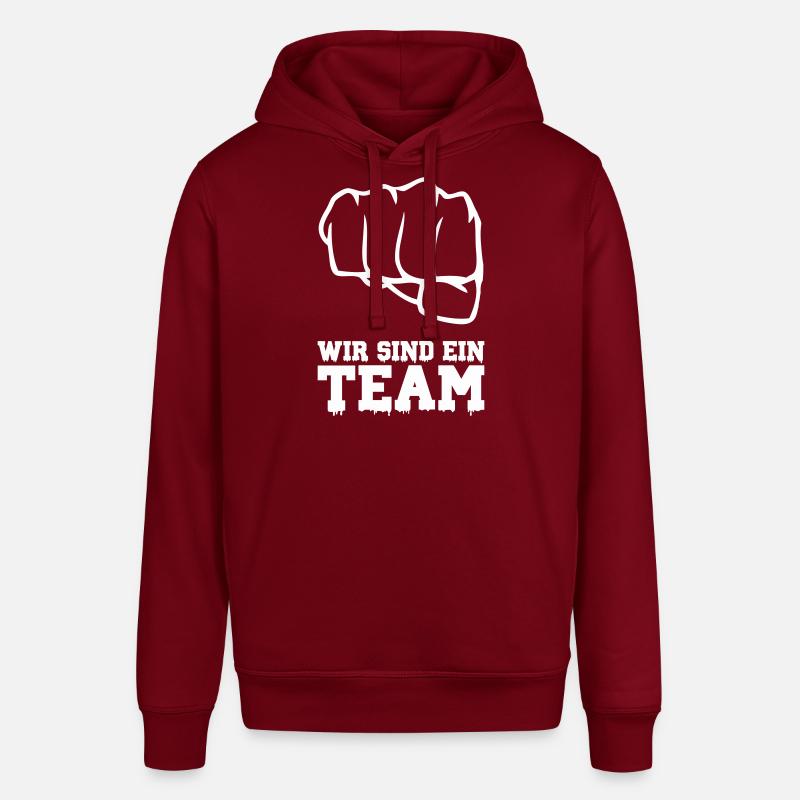 Nous sommes une équipe 1 - Sweat à capuche SOUNDER Stanley/Stella Unisexe - bordeaux