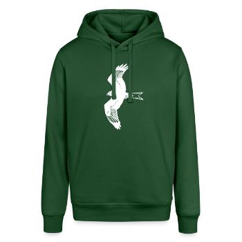 SOARING RED KITE - Stanley/Stella SOUNDER Unisex Hoodie - bottle green - Front - Alina (178cm) & Michal (187cm)