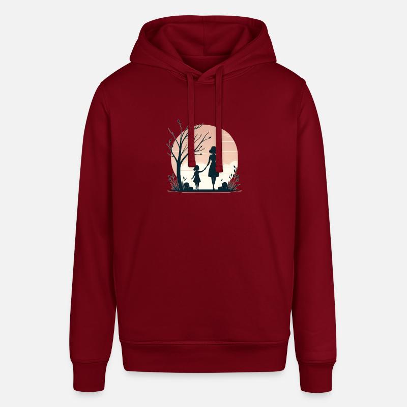Ewige Bindungen, Ein Mutter-Tochter-Geschichte - Stanley/Stella Unisex Hoodie SOUNDER - Burgunderrot