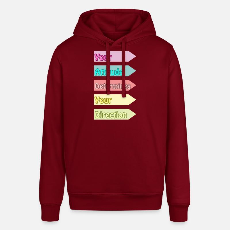 Votre attitude détermine votre direction - Sweat à capuche SOUNDER Stanley/Stella Unisexe - bordeaux