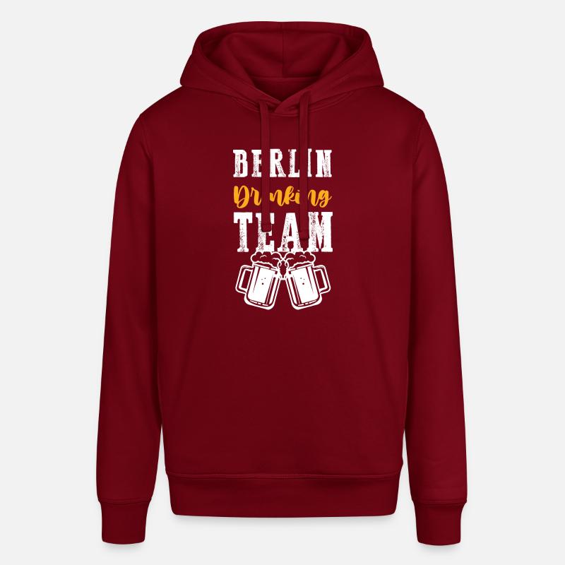Berlin Drinking Team - Sweat à capuche SOUNDER Stanley/Stella Unisexe - bordeaux