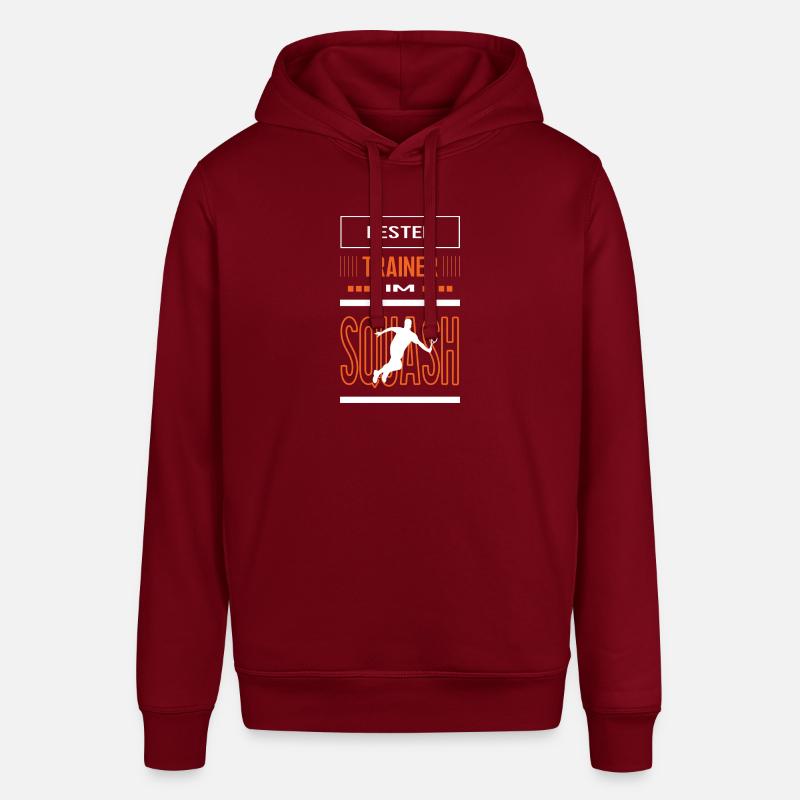 Bester Squash Trainer Squashtrainer Training - Stanley/Stella Unisex Hoodie SOUNDER - Burgunderrot