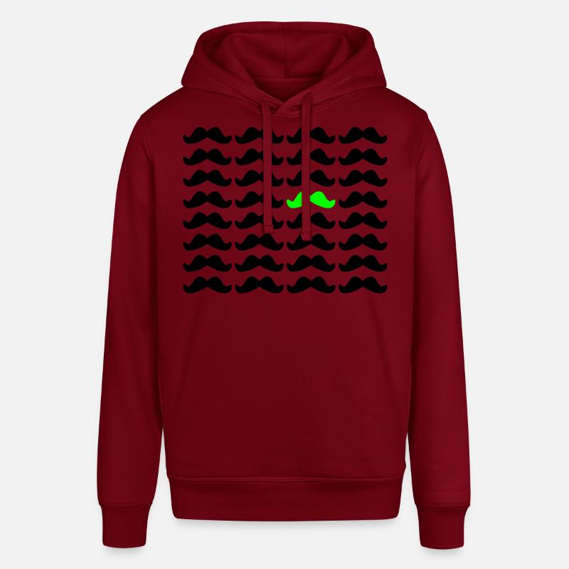 Mustache Moustache "Be Different" 2c - Sweat à capuche SOUNDER Stanley/Stella Unisexe - bordeaux