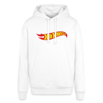 Hot Wheels Klassisches Logo - Stanley/Stella Unisex Hoodie SOUNDER - Burgunderrot - Vorne - Alina (178cm) & Michal (187cm)
