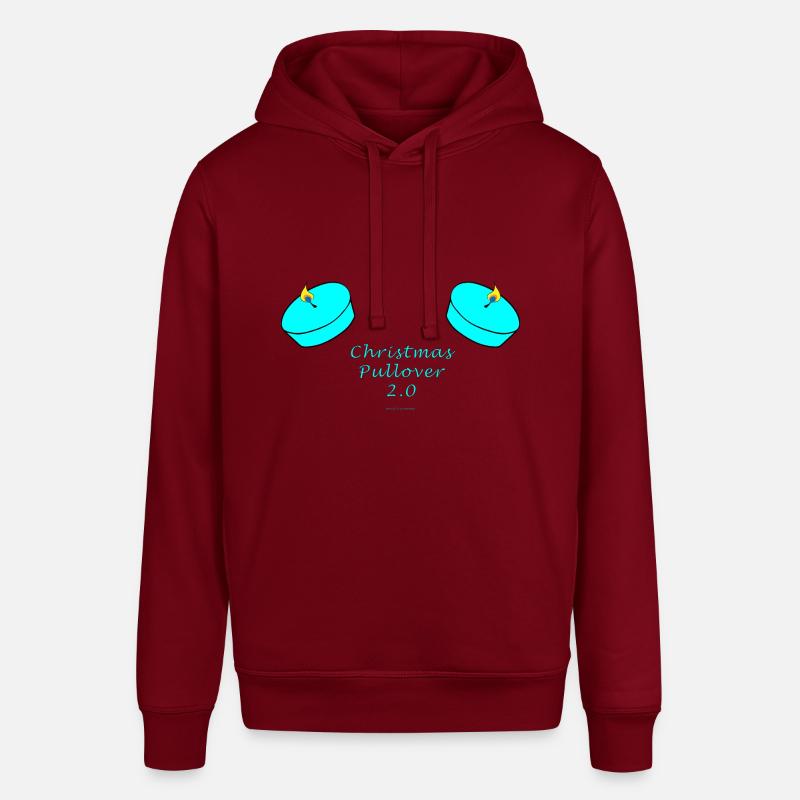 Pull de Noël 2.0 - Sweat à capuche SOUNDER Stanley/Stella Unisexe - bordeaux