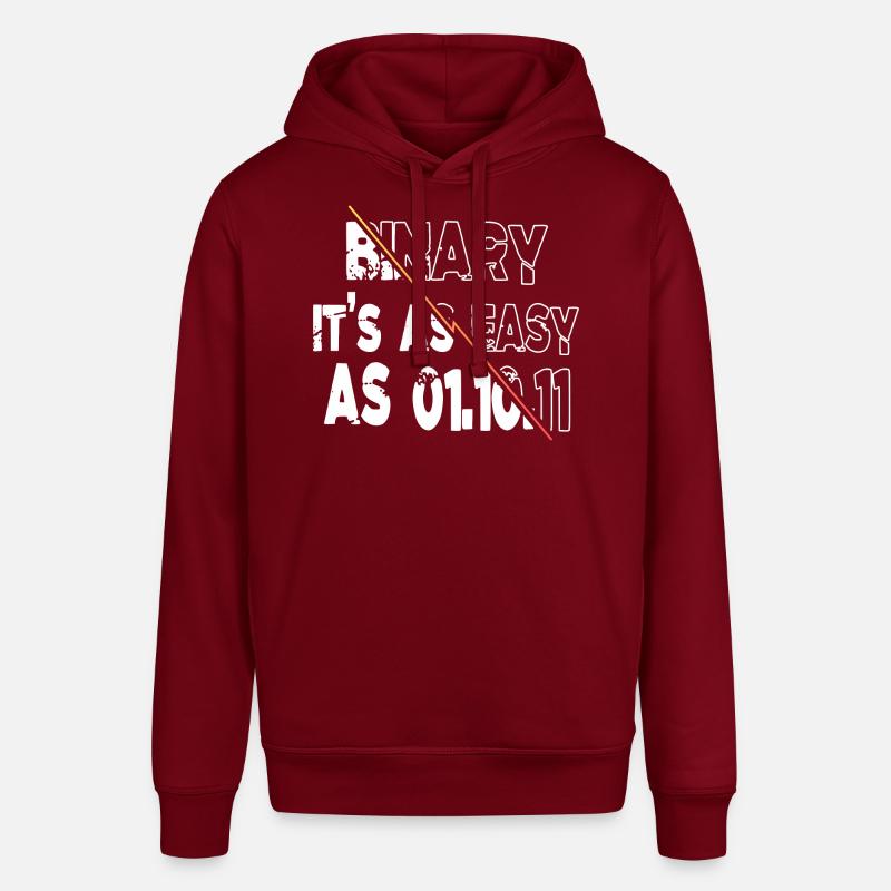 Analyst Hacking Codes Computer Freak - Stanley/Stella SOUNDER Unisex Hoodie - burgundy