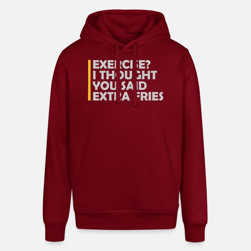 Exercice Extra Fries Citation - Sweat à capuche SOUNDER Stanley/Stella Unisexe - bordeaux