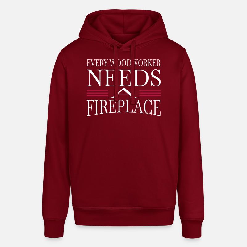 citation idée présente - Sweat à capuche SOUNDER Stanley/Stella Unisexe - bordeaux