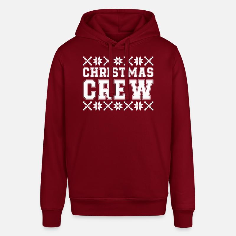 Équipage de Noël - Sweat à capuche SOUNDER Stanley/Stella Unisexe - bordeaux