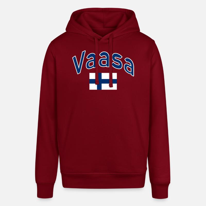 Vaasa drapeau finlandais - Sweat à capuche SOUNDER Stanley/Stella Unisexe - bordeaux