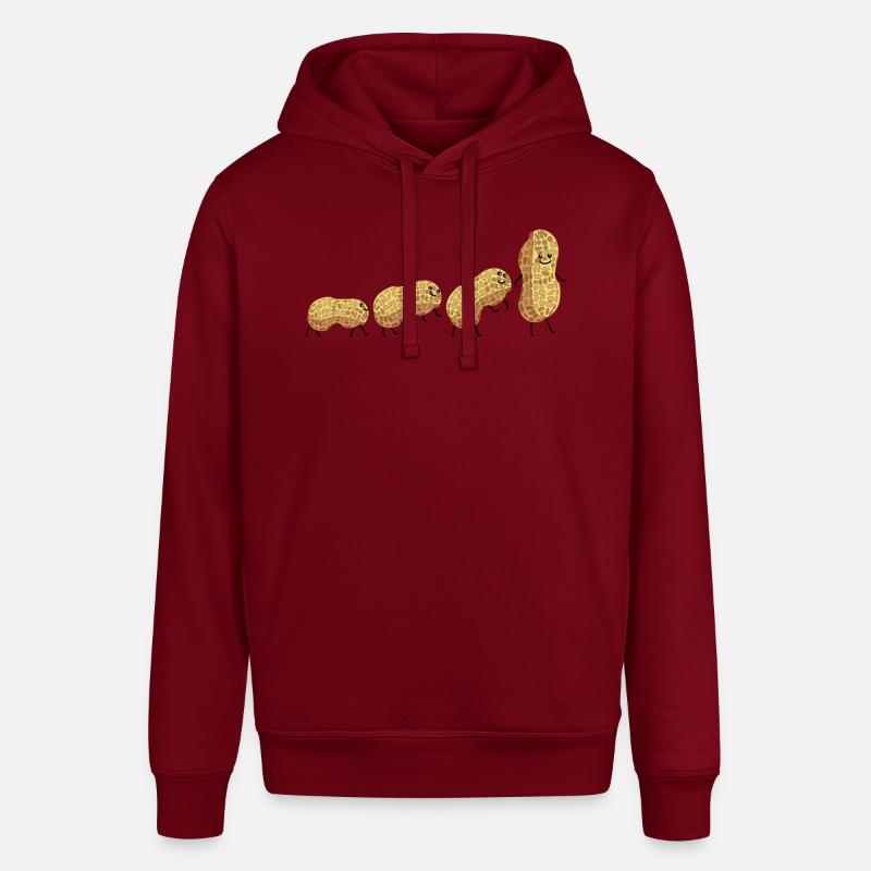 Évolution de l’arachide - Sweat à capuche SOUNDER Stanley/Stella Unisexe - bordeaux