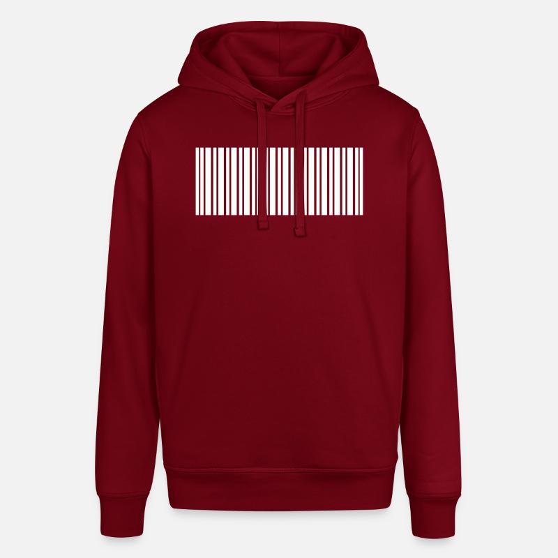 Code-barres - Sweat à capuche SOUNDER Stanley/Stella Unisexe - bordeaux