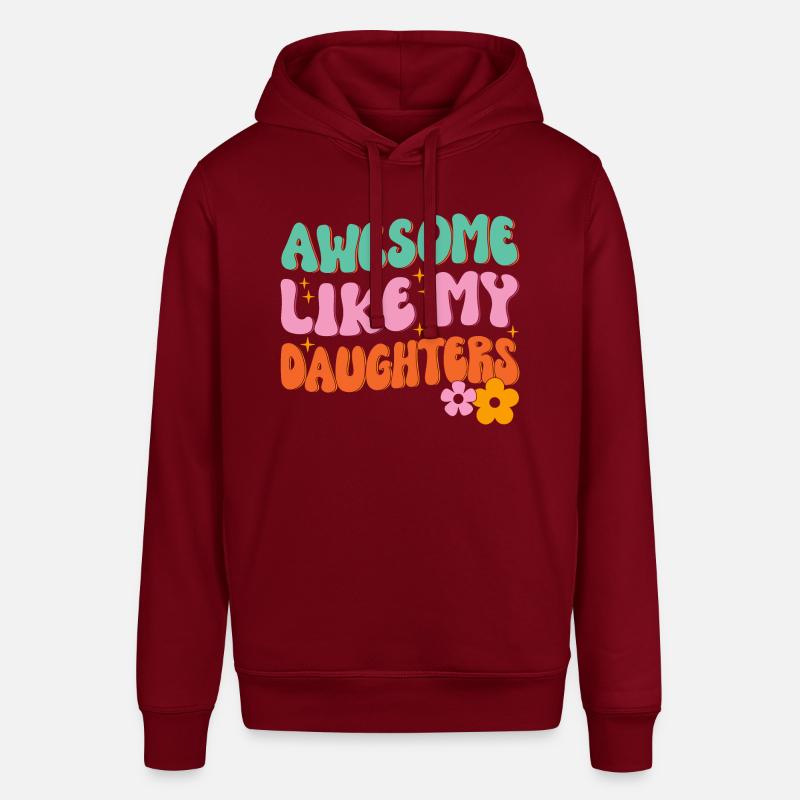Super comme mes filles - Sweat à capuche SOUNDER Stanley/Stella Unisexe - bordeaux