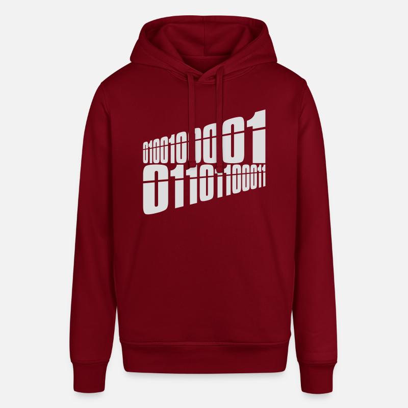 Binär Code Programm Sprache - Stanley/Stella Unisex Hoodie SOUNDER - Burgunderrot