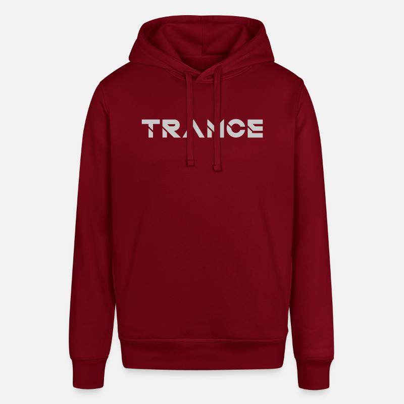 Logo de lettrage Trance Design - Sweat à capuche SOUNDER Stanley/Stella Unisexe - bordeaux