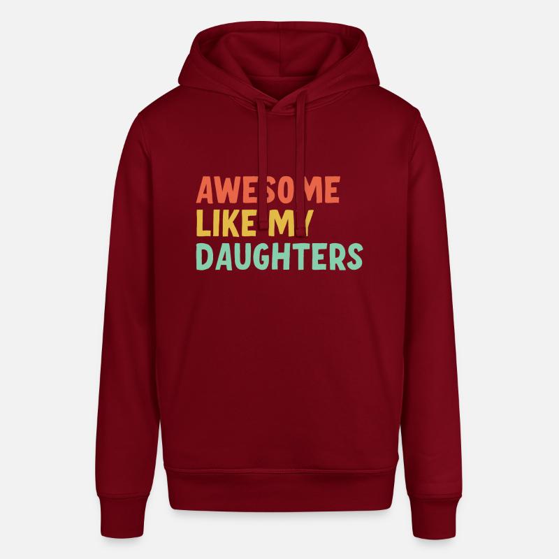 Super comme mes filles - Sweat à capuche SOUNDER Stanley/Stella Unisexe - bordeaux