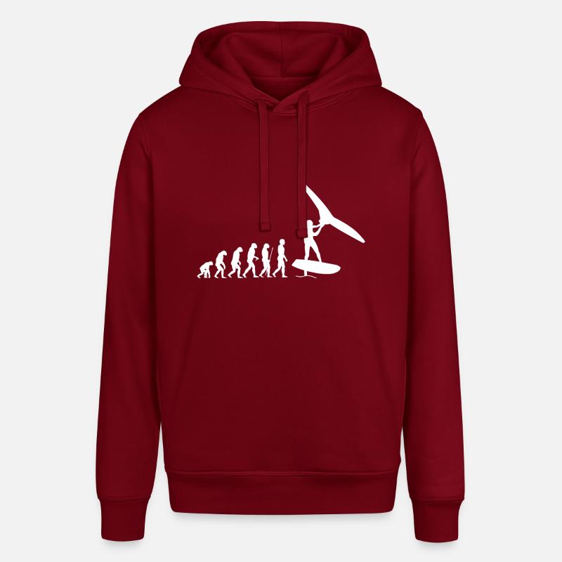 Evolution du Wingfoil - Sweat à capuche SOUNDER Stanley/Stella Unisexe - bordeaux