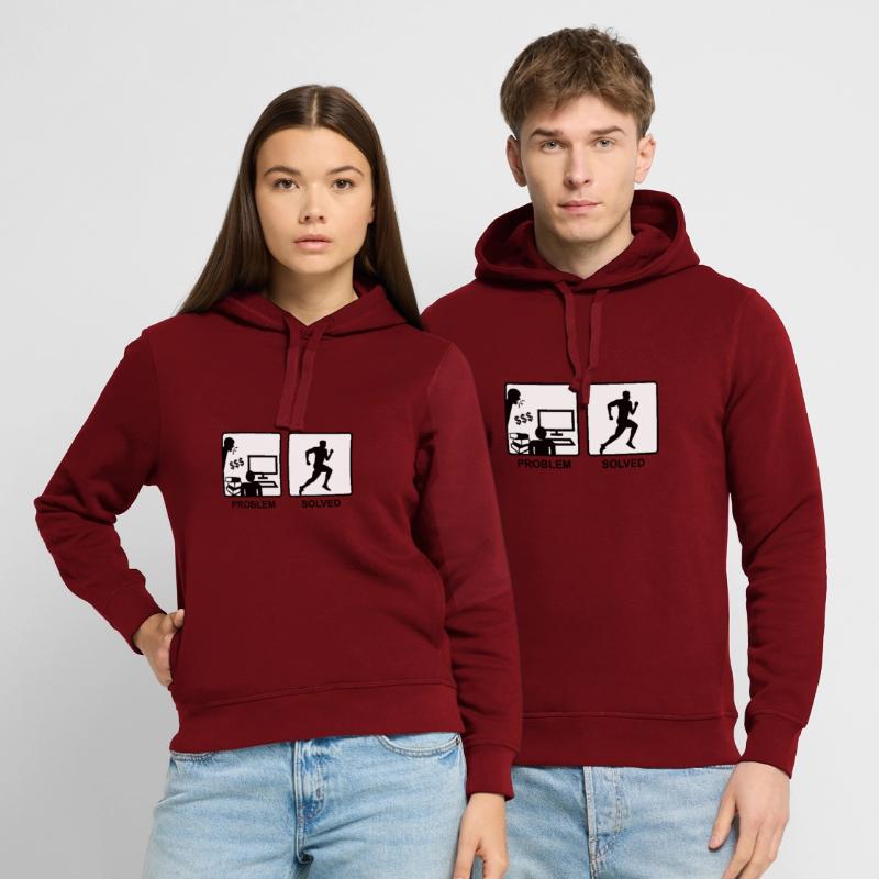 Running solves Problems - Man Stanley/Stella SOUNDER Unisex Hoodie