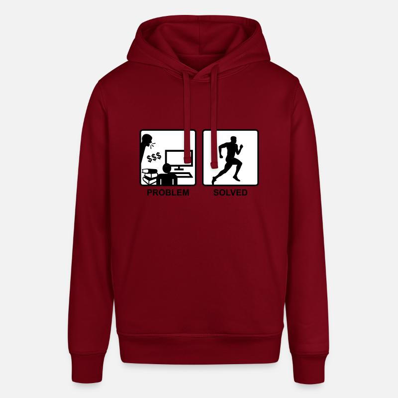 Running solves problems - Man - Sweat à capuche SOUNDER Stanley/Stella Unisexe - bordeaux