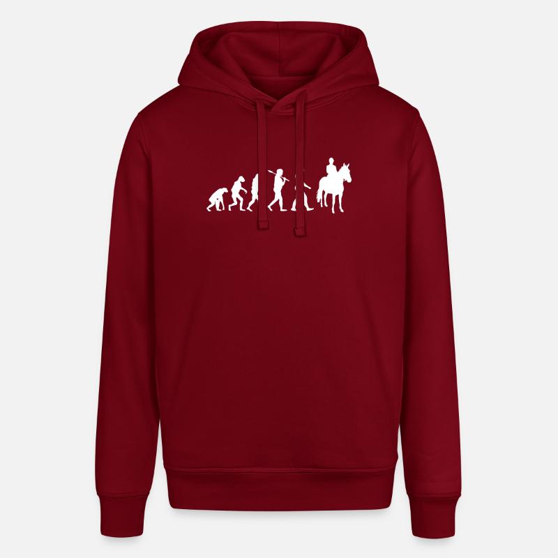shirt Equitation · · · · cheval Evolution Cheval - Sweat à capuche SOUNDER Stanley/Stella Unisexe - bordeaux
