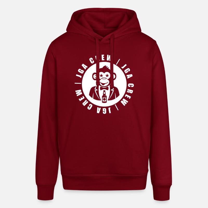 Bachelor Crew Monkey - Sweat à capuche SOUNDER Stanley/Stella Unisexe - bordeaux