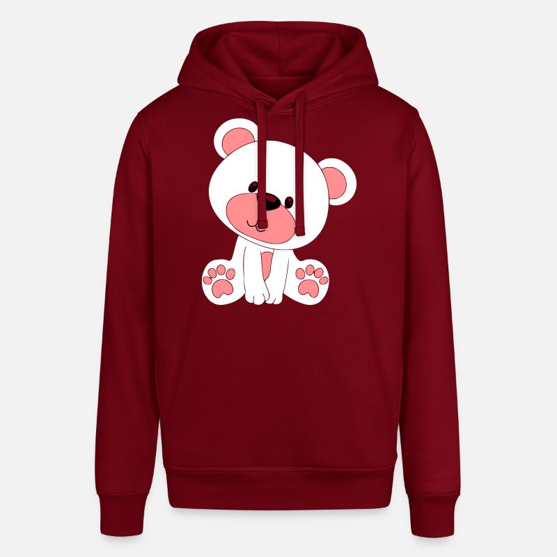 ours en peluche - Sweat à capuche SOUNDER Stanley/Stella Unisexe - bordeaux