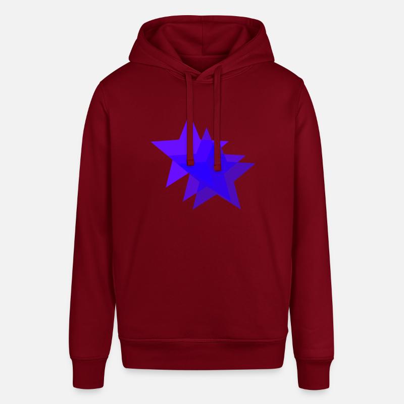 Idée cadeau violet étoiles violettes - Sweat à capuche SOUNDER Stanley/Stella Unisexe - bordeaux