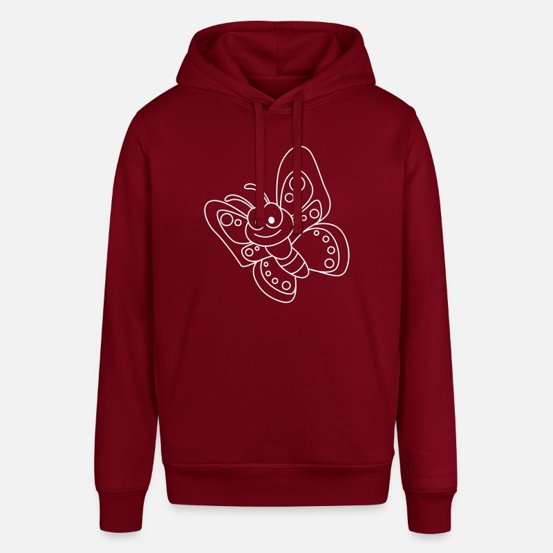 Butterfly Comic Animal - Sweat à capuche SOUNDER Stanley/Stella Unisexe - bordeaux