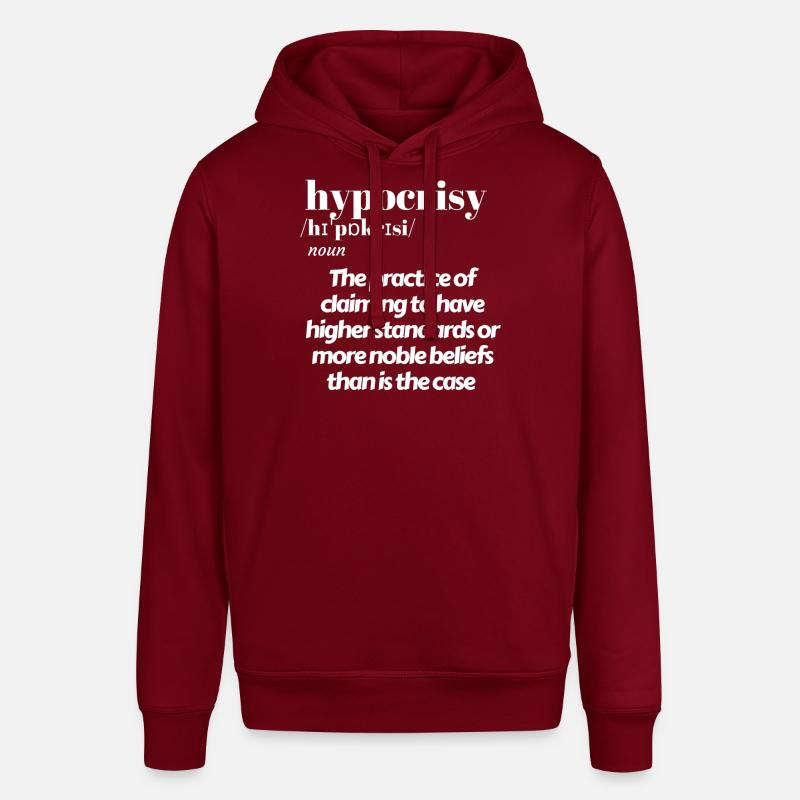 sens hypocrisie - Sweat à capuche SOUNDER Stanley/Stella Unisexe - bordeaux
