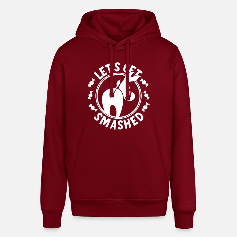 Let's Get Smashed Pinata - Stanley/Stella SOUNDER Unisex Hoodie - burgundy