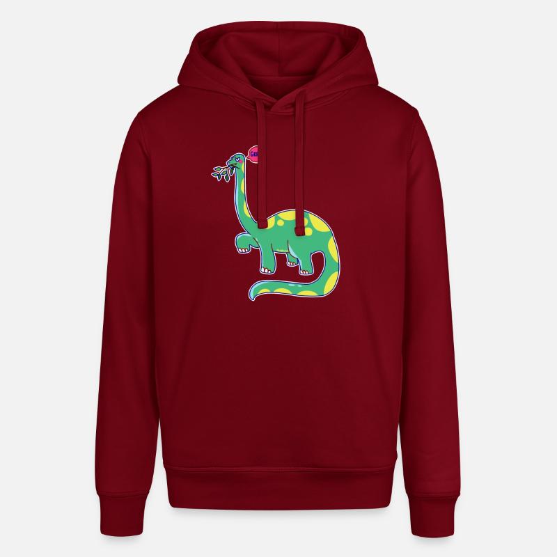 Dinosaurier hat schlechte Laune - Stanley/Stella Unisex Hoodie SOUNDER - Burgunderrot