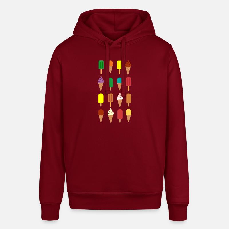 Eis Eis Eis - Stanley/Stella Unisex Hoodie SOUNDER - Burgunderrot