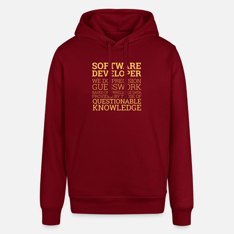 "Software Developer" | Programmer - Stanley/Stella SOUNDER Unisex Hoodie - burgundy