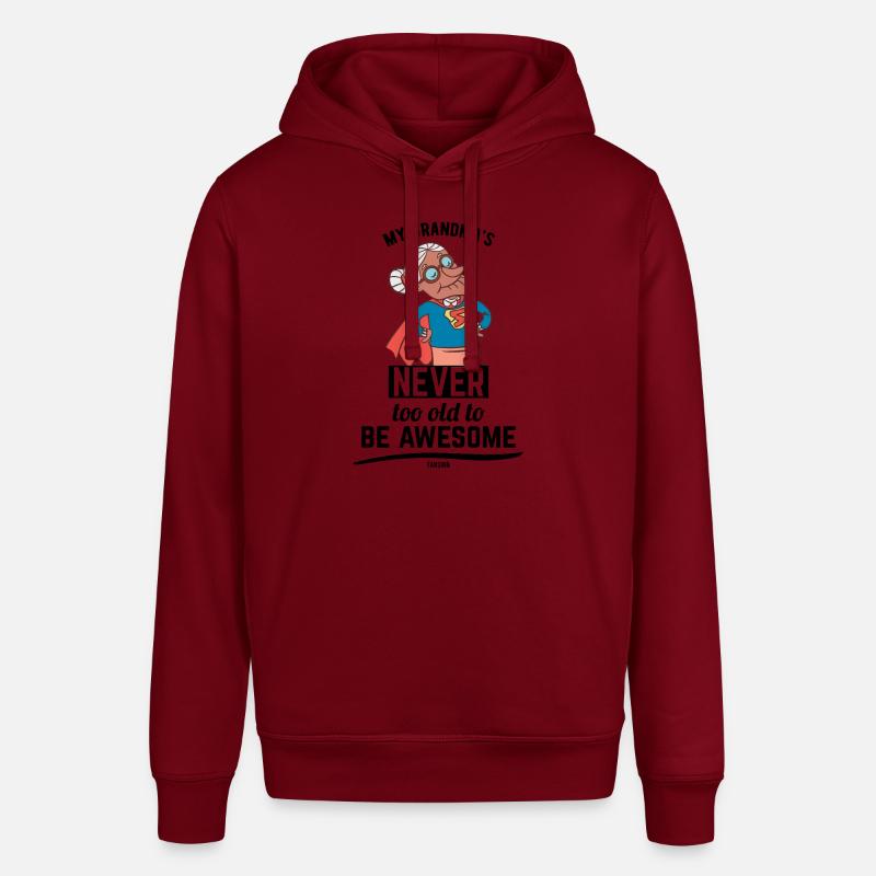 coole Oma Mutter Großmutter Held - Stanley/Stella Unisex Hoodie SOUNDER - Burgunderrot