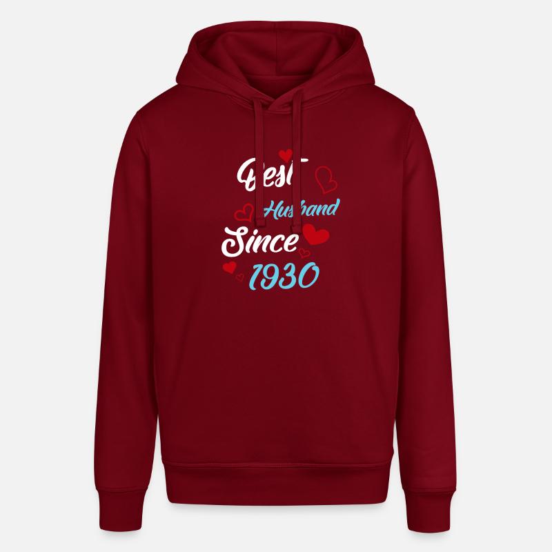 Bester Ehemann seit 1930 Hochzeit - Stanley/Stella Unisex Hoodie SOUNDER - Burgunderrot