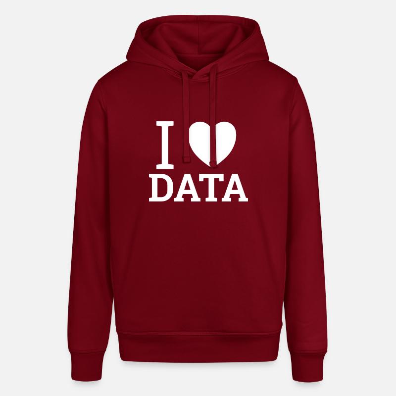 « Love Data » | Data Scientist - Sweat à capuche SOUNDER Stanley/Stella Unisexe - bordeaux