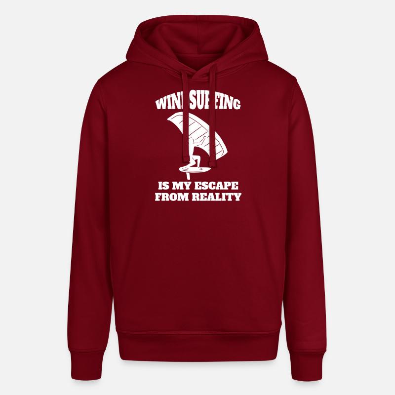 Windsurfer Surf Gift Windsurfer Kitesurfer - Sweat à capuche SOUNDER Stanley/Stella Unisexe - bordeaux